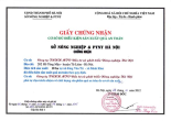Chứng nhận Quả ATTP