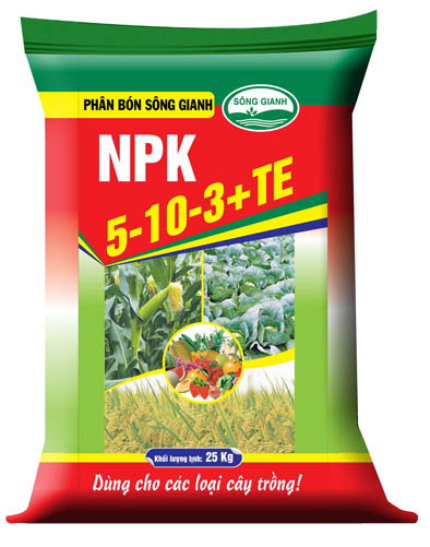 Phân NPK 5-10-3 bao 25kg