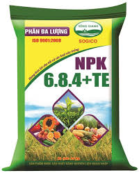 Phân NPK 6-8-4 bao 25kg
